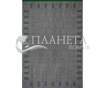 Безворсовый ковер Natura 20210-420 Silver-Black - высокое качество по лучшей цене в Украине